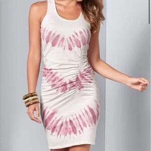 Venus Tie Dye Ruched Lounge Dress